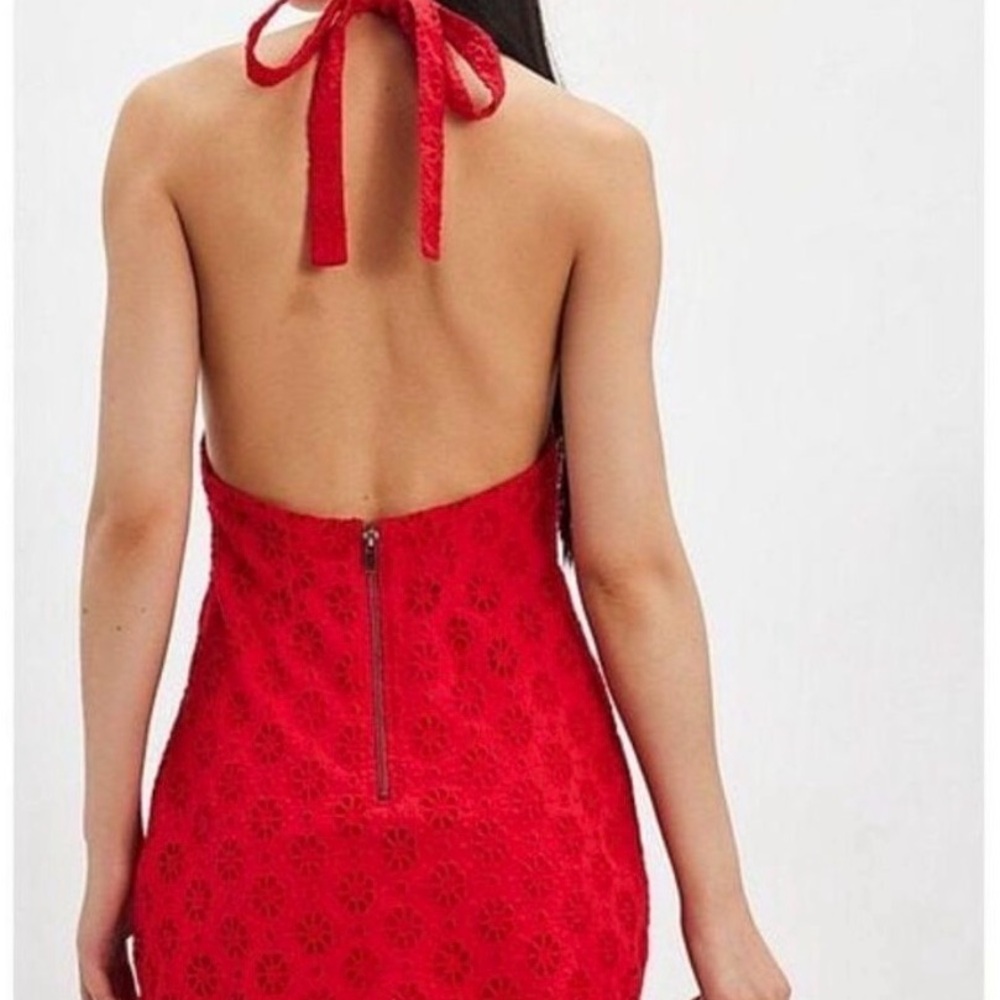 Free People NWTs Trevi Eylet Mini Dress